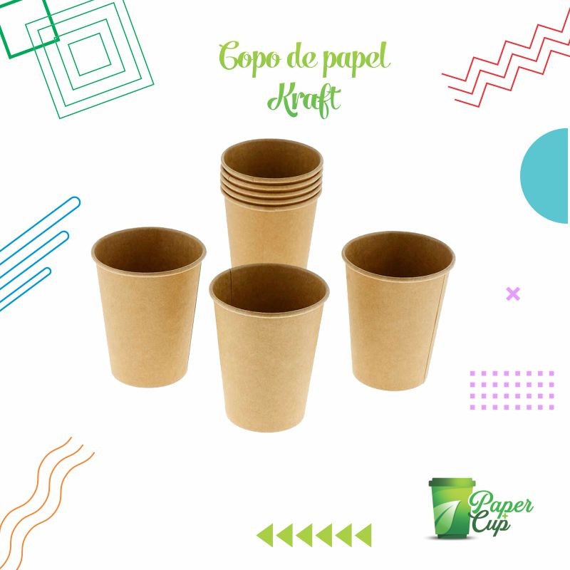 Copo de papel kraft